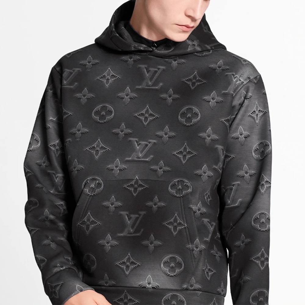 🔥RARE🔥LOUIS VUITTON X VIRGIL ABLOH '2054' 3D MONOGRAM HOODIE